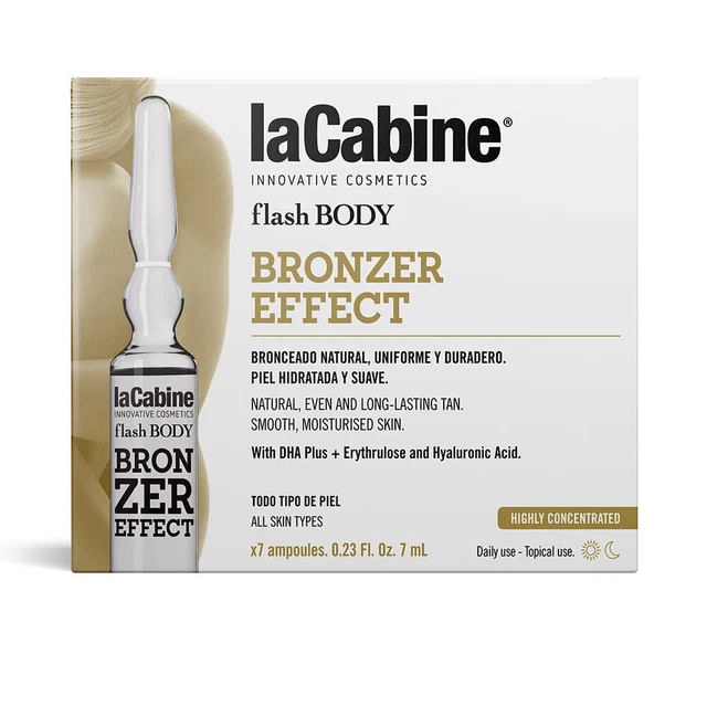 Solaires La Cabine women AMPOLLAS CORPORALES bronzer effect 7 x 7 ml