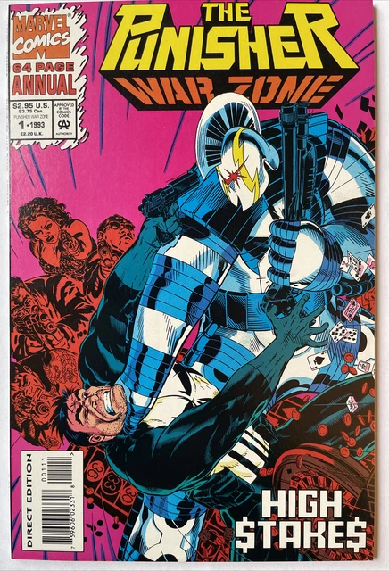 The Punisher War Zone Annual #1 • KEY 1st Appearance Phalanx! (Marvel 1993)