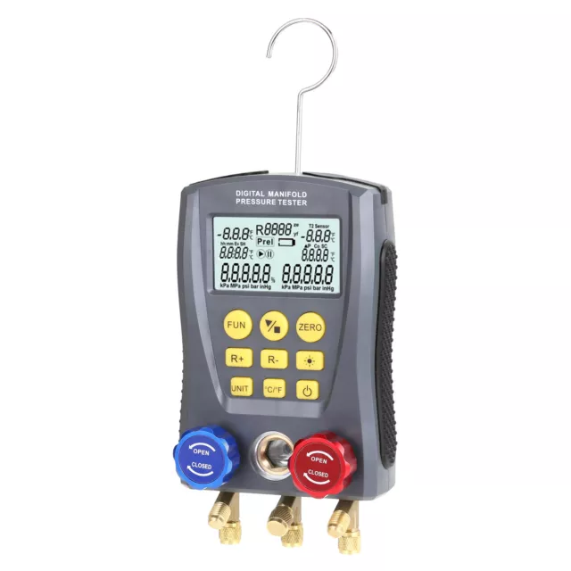 Pressure Gauge Refrigeration Digital  Pressure Manifold Tester Meter Z2S8