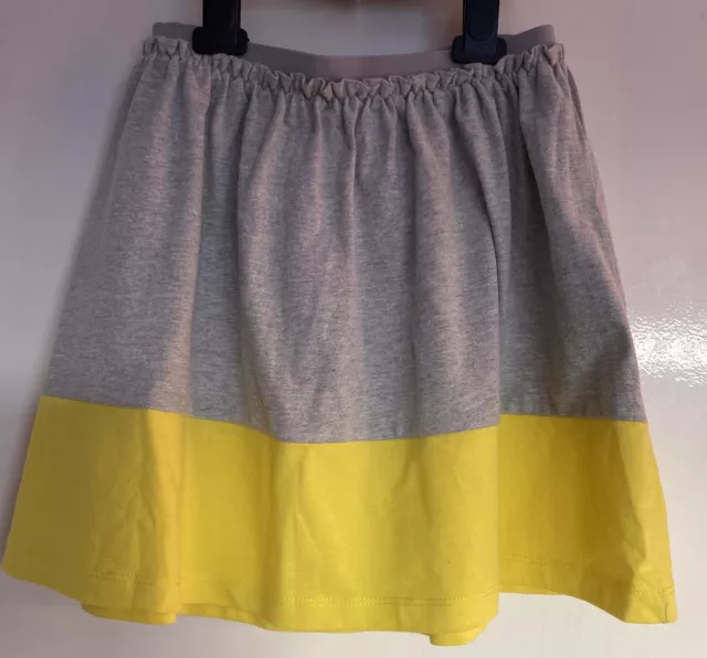 Gap Kids Girls Yellow Grey Skirt Age 8-9