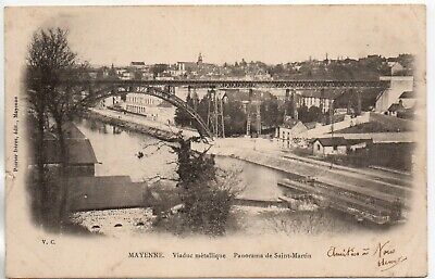 MAYENNE - Mayenne - CPA 53 - le viaduc métallique et Quartier St Martin