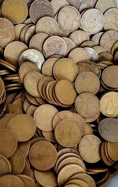 (500) Wheat Pennies! Cents Mixed Lot Of Lincoln Wheat Pennies!