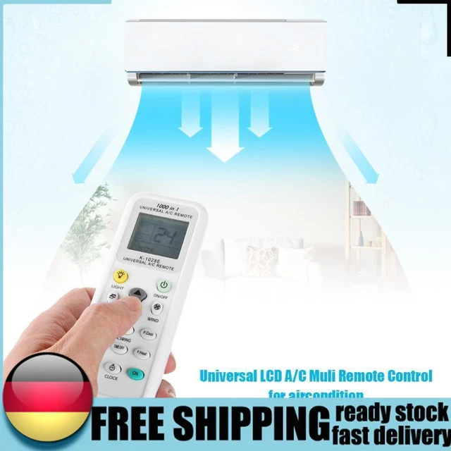 Yoidesu Telecomando Universale Per Condizionatore Sanyo RCS-4MVPS4EX – Sostituzione Telecomando, Senza Batterie, Copertura 10 M - 3