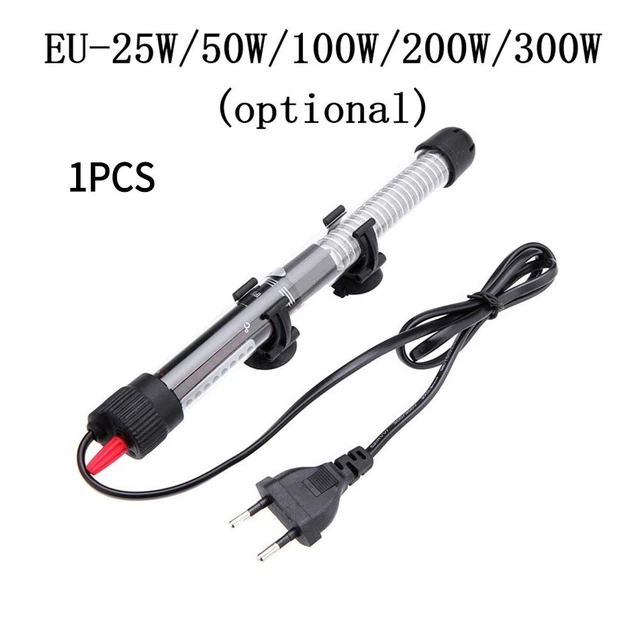 Fish Tank Heater 25W/50W/100W Adjustable For Submersible Tank Full Dive