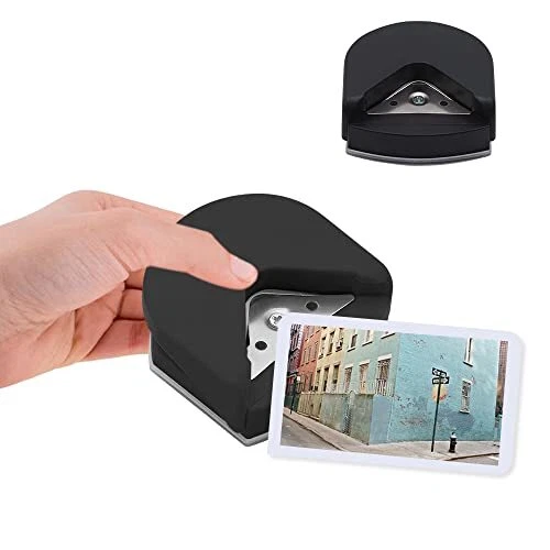 2 pièces Poinçon d'Angle Noir Perforatrice coin Arrondi Coupe Angle Arrondi e...