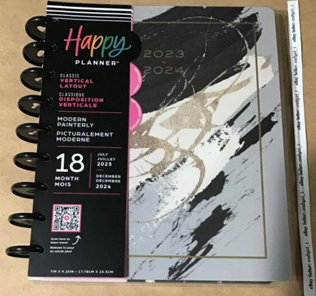 NEW HAPPY PLANNER 20232024 SMILEY FACE Classic VERTICAL Layout 18