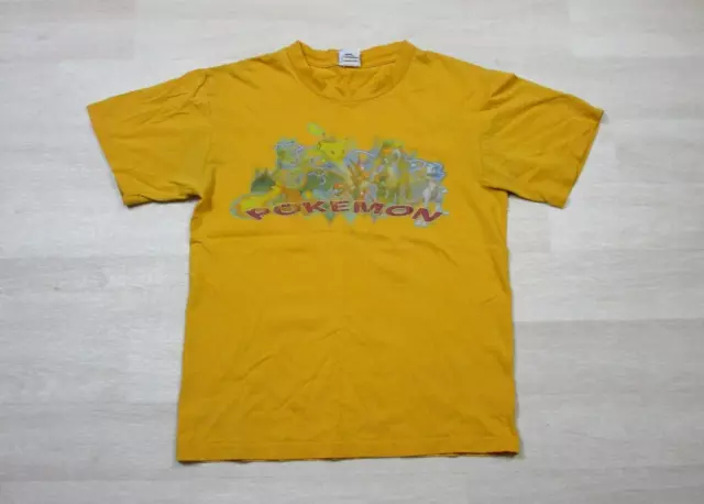 Vintage Y2K Nintendo Pokemon  Shirt Sz Youth Large By Monterey Canyon Pikachu