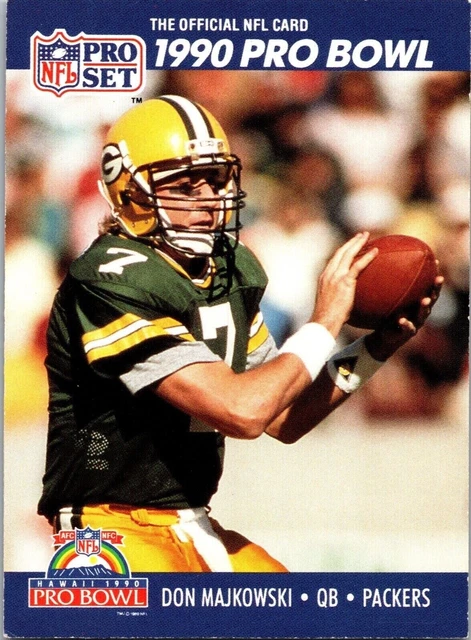1990 Don Majkowski 7 Packers 401 National Footbal League Sports Trading Card