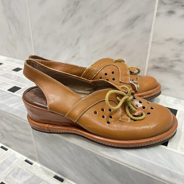 Scarpe zeppa anni '40 vero vintage