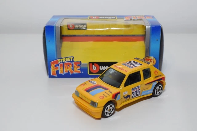 Burago 0106 Peugeot 205 Turbo Gr.B Rallye Salonen 1/24 Neuve