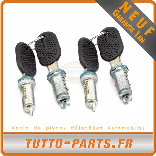 4 Barillets Serrure Porte 4 clés Citroen Jumper Fiat Ducato Peugeot Boxer 9170V3