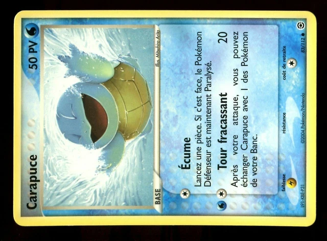 Pokemon Rf & Vf N° 83/112 Carapuce