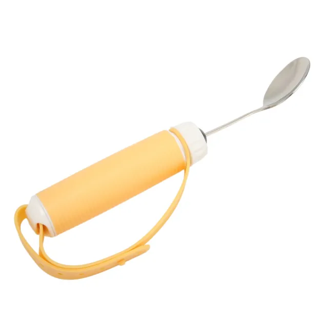 Cucchiaio paziente disabili facile da afferrare sicuro acciaio inox ausili alimentari cucchiaio tavola GF0