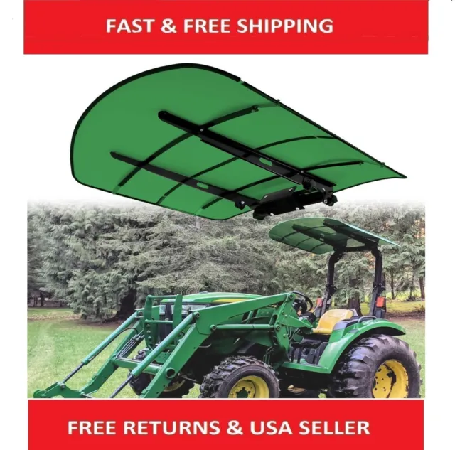 Tuff Top Tractor Canopy 52" X 52" For John Deere  2" x 2" or 2" x 3" ROPS  Green