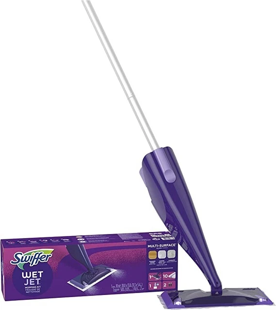 Swiffer WetJet Hardwood and Floor Spray Mop Cleaner Starter Kit