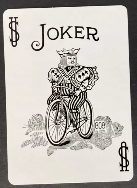 Joker Bicycle King 808 Single Swap Wide Playing Card