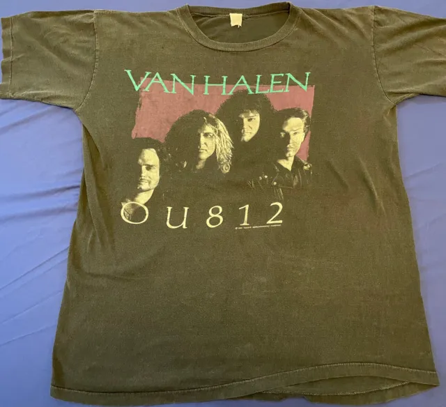 Vintage Van Halen OU812 US Tour Shirt Very Soft and Thin Great Condition