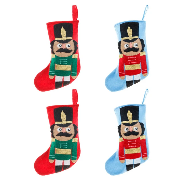 4 piezas Medias Navidad Decoración Creativas Medias de Navidad Colgante Consagración