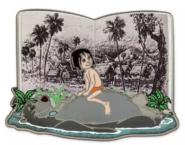 DISNEY "JUNGLE BOOK LEGACY SKETCHBOOK PIN 55th" LIMITED * NEW * FREE SHIPPING