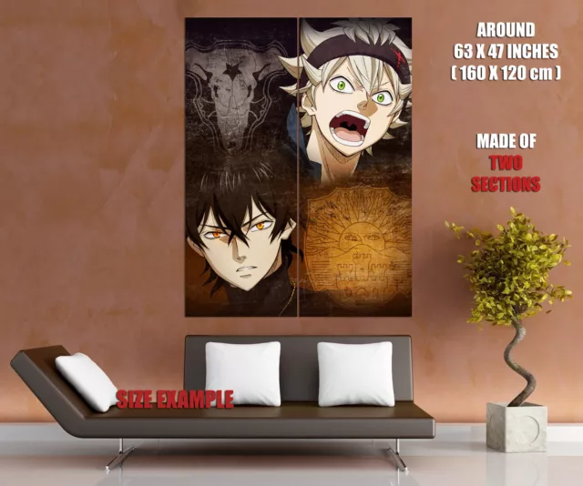 V7333 Black Clover Asta Yuno Characters Amazing Anime Manga WALL POSTER  PRINT