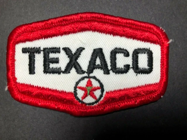 Vintage NOS Sew On Stitched / Embroidered Uniform / Hat Texaco Patch