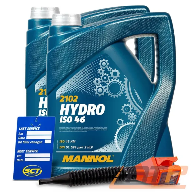 Mannol 10 L Liter Hydro Iso 46 Hydrauliköl Hydraulik-Öl
