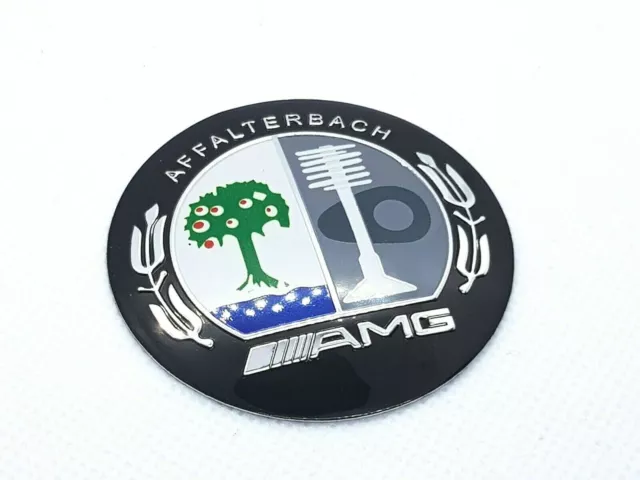 3D Mercedes AMG Tree Logo Emblem Sticker Metal Gold Multimedia