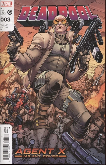 Deadpool #3 Nauck Agent X Variant Vf/Nm Marvel Hohc 2023