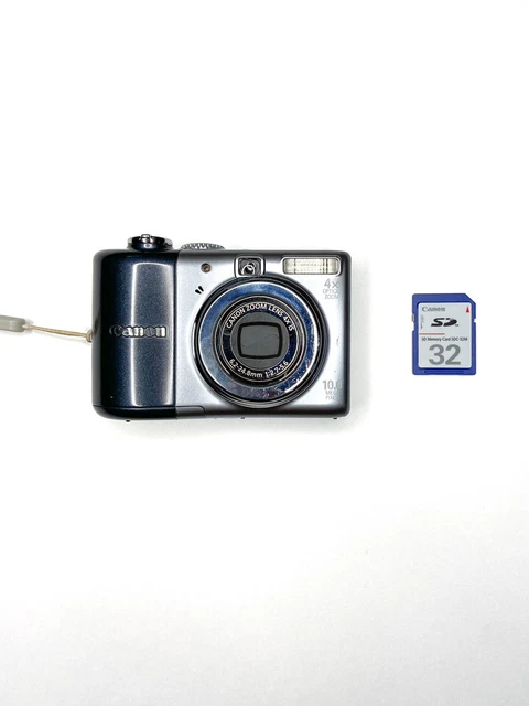 Canon PowerShot A1000 IS 10.0MP Digital Camera W/ SD Card 4x Optical Zoom Tested