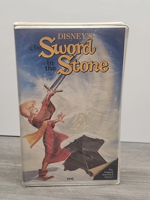 WALT DISNEY CLASSICS The Sword In The Stone VHS Tape Black Diamond £6.
