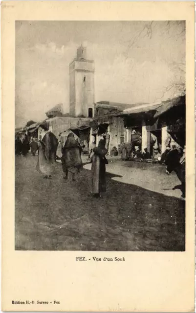 CPA AK MOROC FEZ - View of a Souk (92714)
