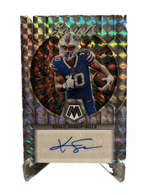 2023 Panini Mosaic KHALIL SHAKIR  Mosaic Scripts Auto