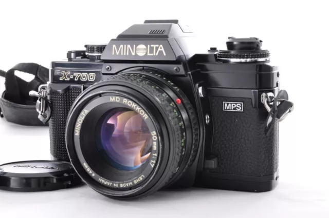 Minolta X-700 MPS SLR 35mm Film Camera + MD 50mm F1.7 [Near Mint] From Japan