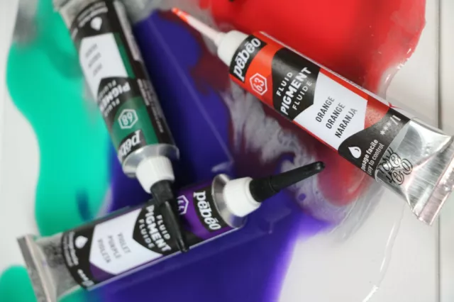 Pebeo Fluido Pigmento 20ml Resina, Aceite & Solvente Tinte En 12 Colores 3