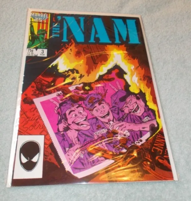 The Nam # 3 1987 Marvel War Comic Doug Murray Vg+ (Thank You Vets!)