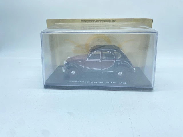 MINICHAMPS 1/43 Citroën 2CV Charleston - Bordeaux Et Noir - 1981 - Neuve