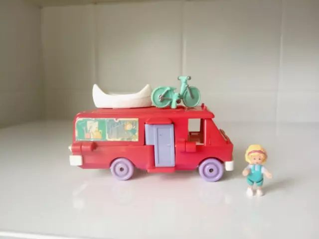 Vintage Polly Pocket 1993 home on the go 100% complete