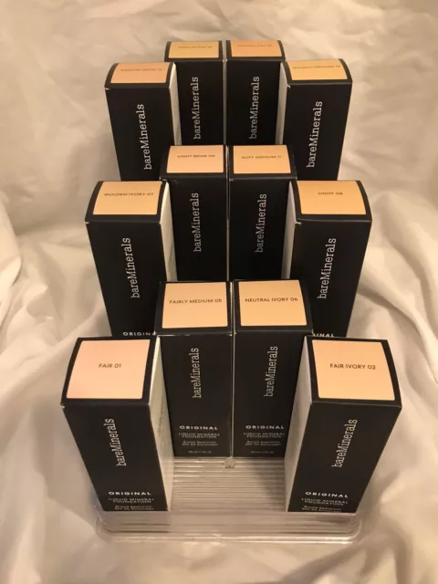 bareMinerals ORIGINAL Liquid Mineral Foundation SPF20 PICK YOUR SHADE!