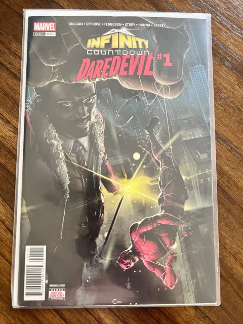 Infinity Countdown Daredevil #1 Clayton Crain Cover Marvel Comics (2018)