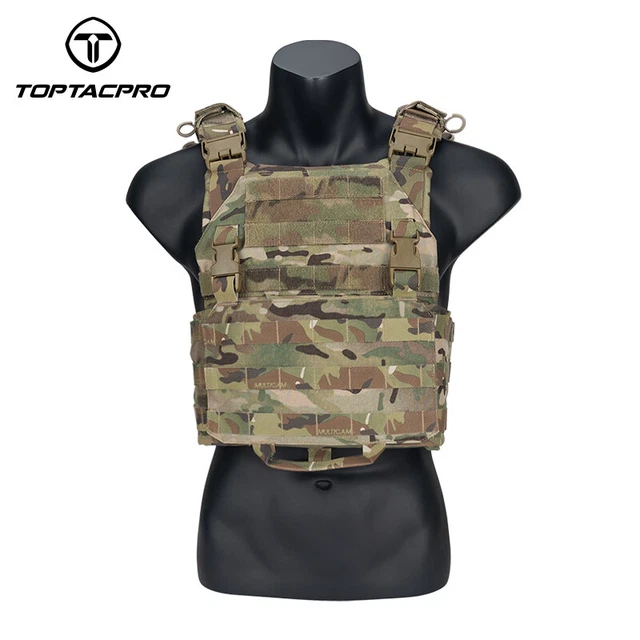 TOPTACPRO TACTICAL VEST AFPC Airsoft Plate Carrier Modular Armor Fast