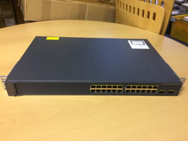 Cisco WS-C3560V2-24TS-E Catalyst 3560V2 24 10/100 + 2 SFP & HALTERUNGEN SCHALTER