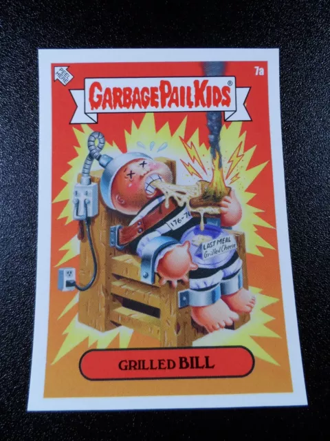 Fryin' Brian Electric Bill Spoof Grilled Bill Bizarre 2020 Garbage Pail Kids