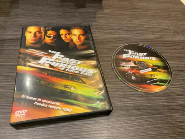 The Fast And Furious A Todo Gaz 1 DVD Vin Diesel Paul Walker Michelle Rodriguez