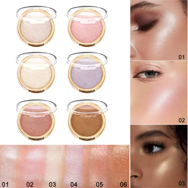 Contour Du Visage Bronzer Shimmer Highlighter Palette 3D Face Brighten R