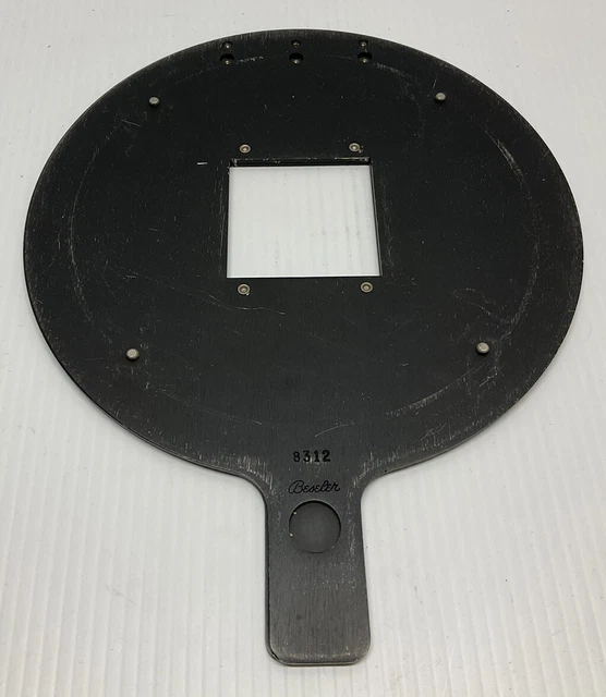 Película Beseler 120 6x6 cm soporte portador negativo, tipo 8312, para ampliadores Beseler
