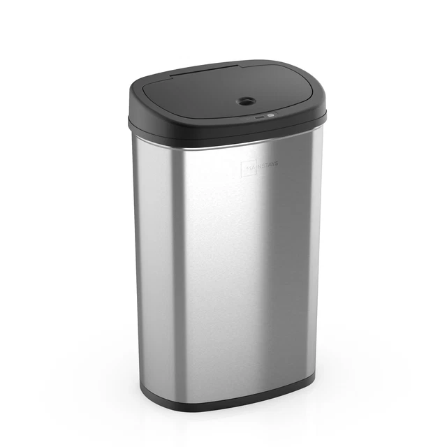 3.2 Gallon Restaurant Trash Can Motion Sensor Kitchen Trash Can Stainless Steel