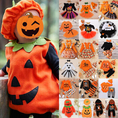 Boys Girls Baby Halloween Party Costume Fancy Dress Toddler Clothes Outfits Set