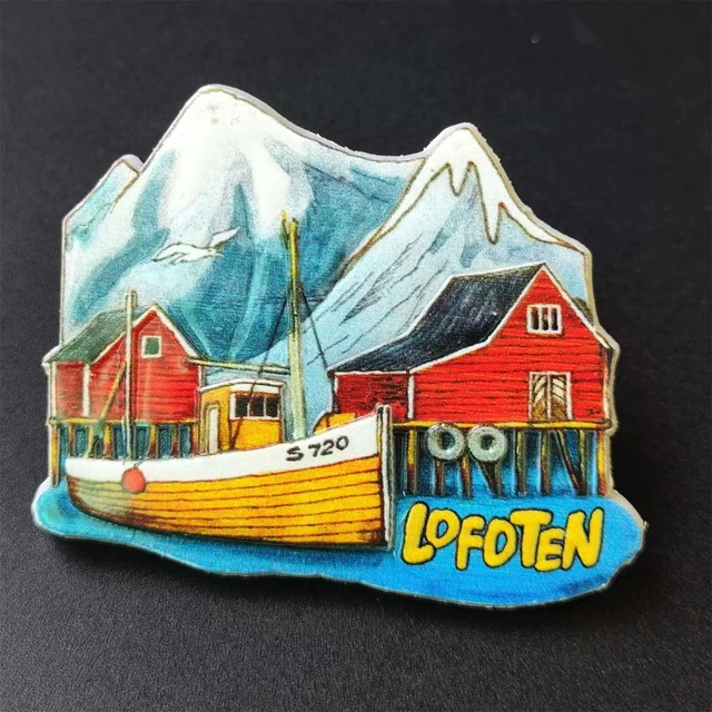 Lofoten Norwegen Kühlschrankmagnet - Souvenir Magnet Mit Fotoaufdruck