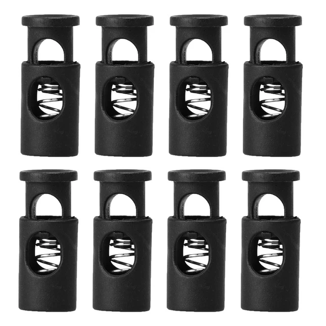 20Pcs Bouchon Ressort Attache pour Serrage Sacs Camping 21 x 11 x 7mm Argenté