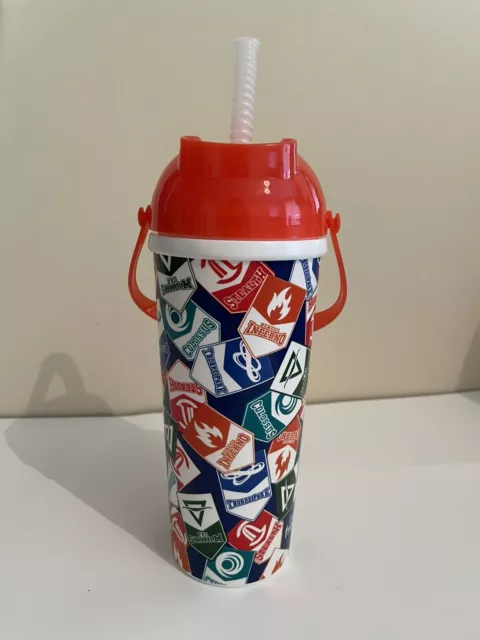 Thorpe Park Themed Reuseable Plastic Straw Coca Cola Freestyle cups 2021 N